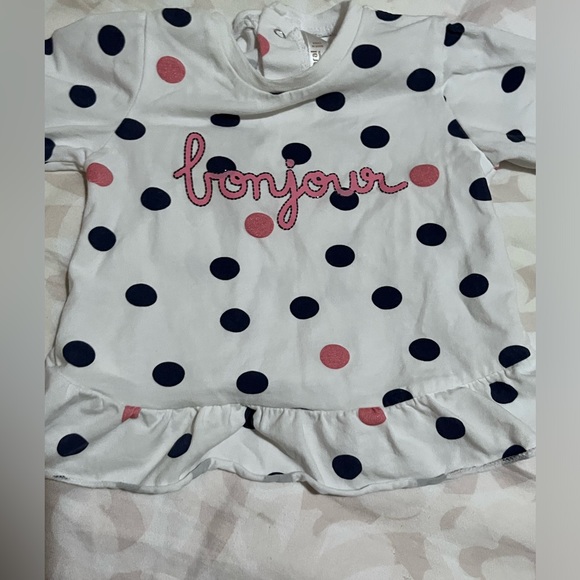 🌻3/25$ Mayoral baby girl Bonjour top - 4/6 months - Picture 4 of 5